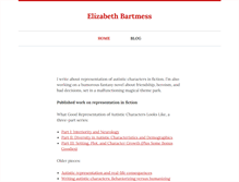 Tablet Screenshot of elizabethbartmess.com